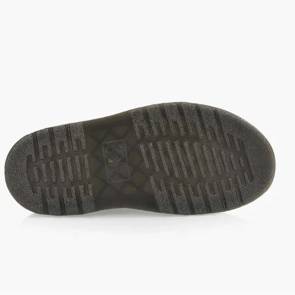 ✨Sold✨Dr. Martens Jorge ll Fur Line Khaki Mule Clog Tumbled Leather Mens Size 10 - Picture 4 of 11